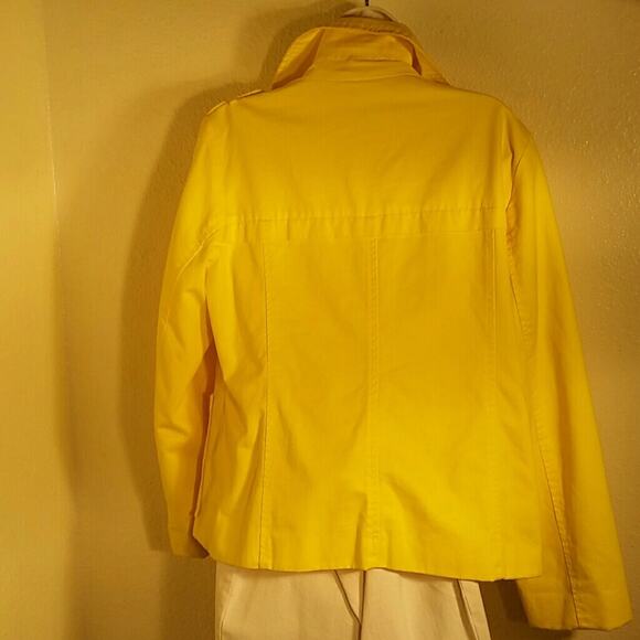Old Navy All Cotton Yellow Jacket. L - Picture 2 of 7